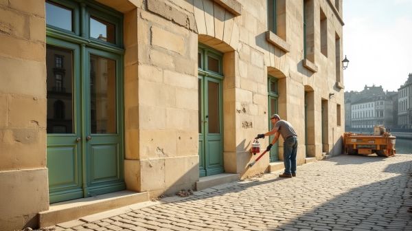 Un nettoyage approfondi pour remise en état post-travaux à Nantes
